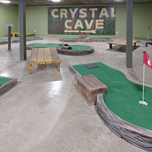 mini-golf - Putt-Putt Golf - Indoor Golf - Cave Tours - Crystal Cave, Springfield Missouri