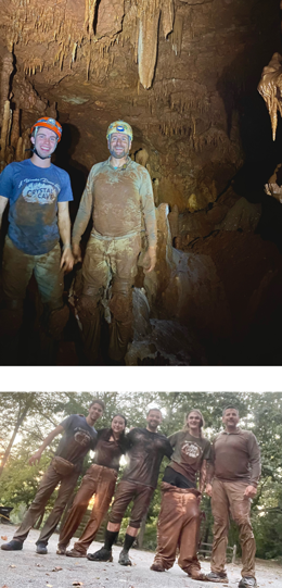 wild cave tour - muddy cave exploration - explore crystal cave - crawl through cave - Crystal Cave - Springfield, Missouri